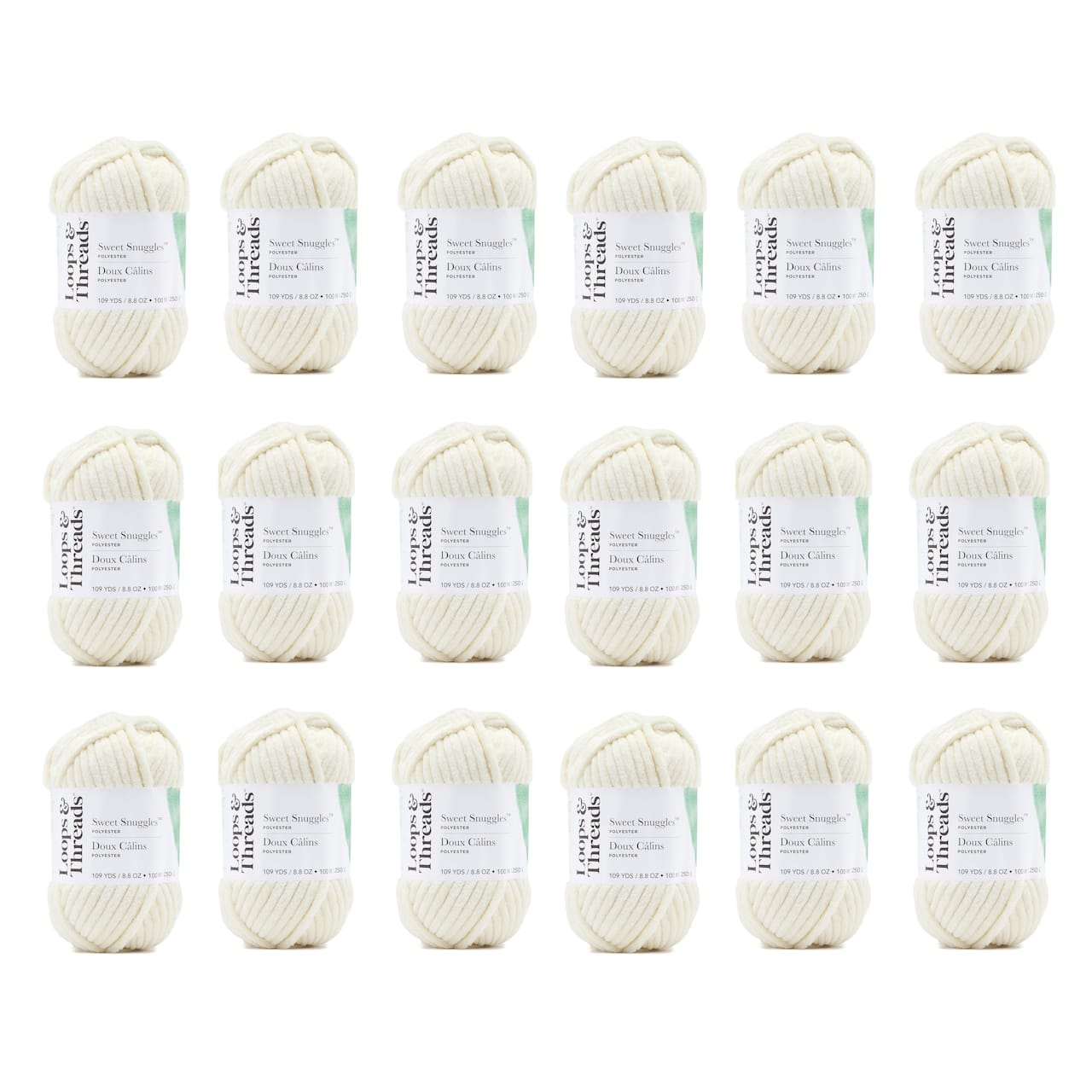 18 Pack: Sweet Snuggles™ Yarn by Loops & Threads®